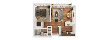 The Porter Brewers Hill C Floor Plan