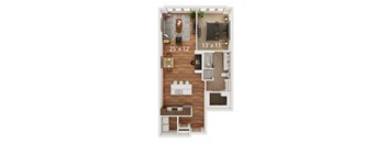 The Porter Brewers Hill E Floor Plan