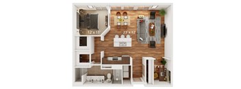 The Porter Brewers Hill I Floor Plan