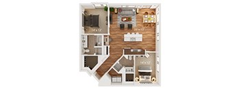 The Porter Brewers Hill P Floor Plan