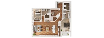 The Porter Brewers Hill R Floor Plan