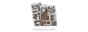 a floor plan of a 1 bedroom floor plan