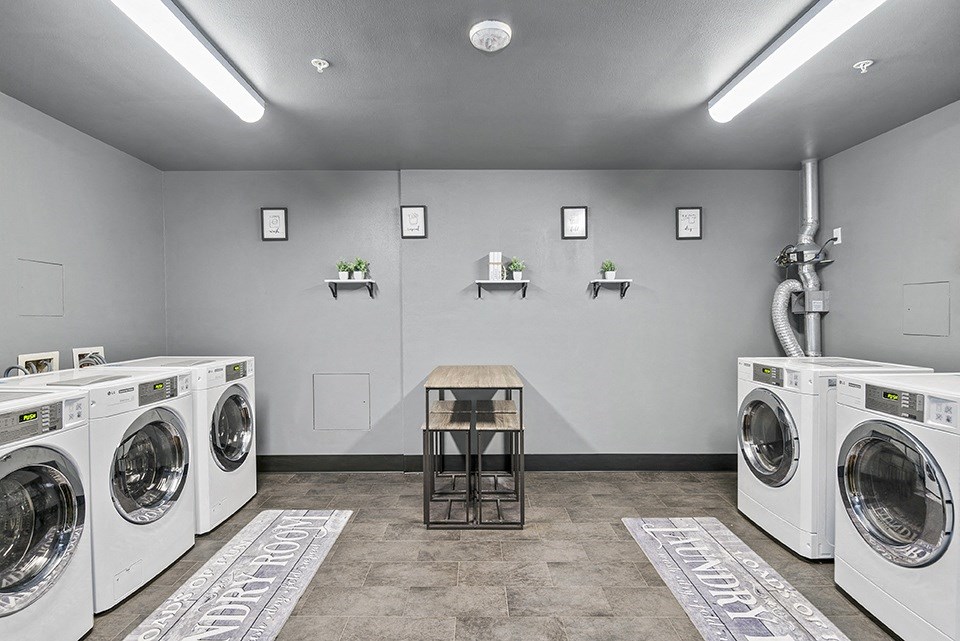 our apartments have a laundry room with washer and dryer