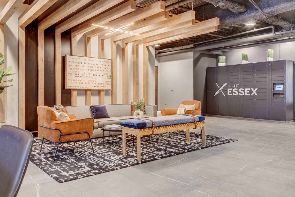 the lobby or reception area of the xessex office building