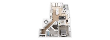 a view of the living room of the avalon floor plan