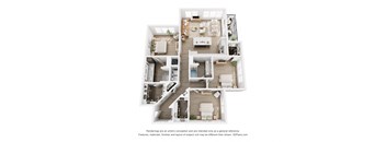 bedroom floor plan  the residences at
