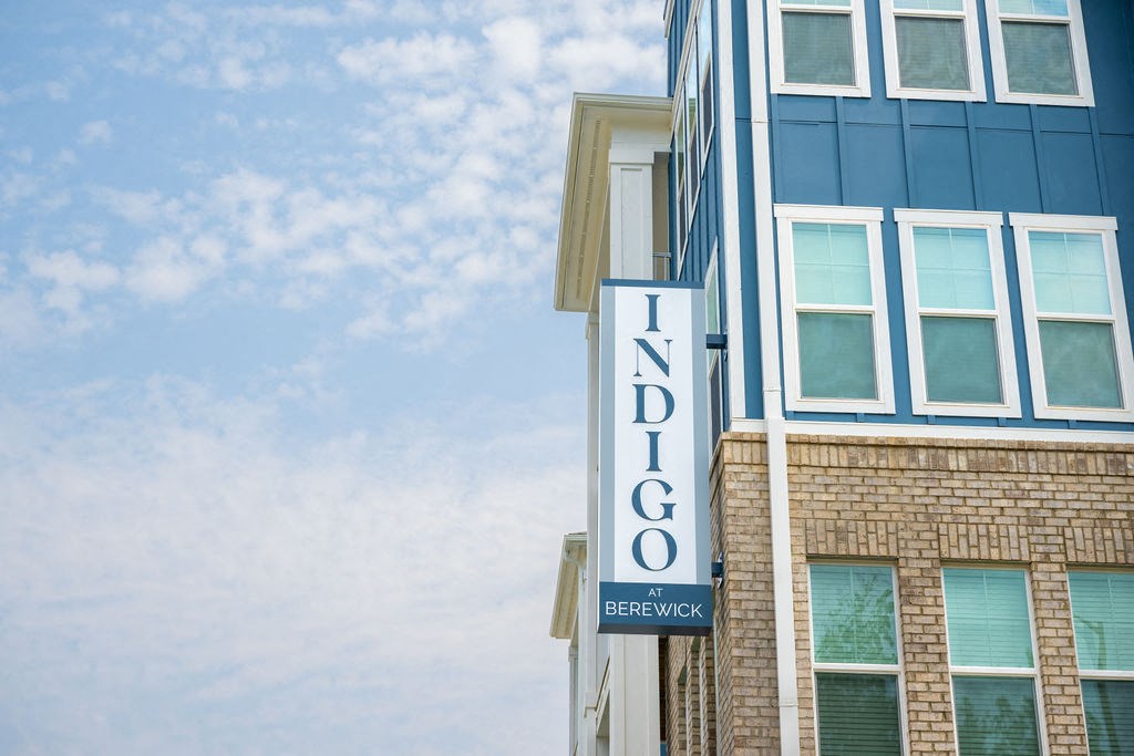 a sign on the side of a building