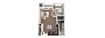 Centro Apartments Flat Irons A3 Floor Plan