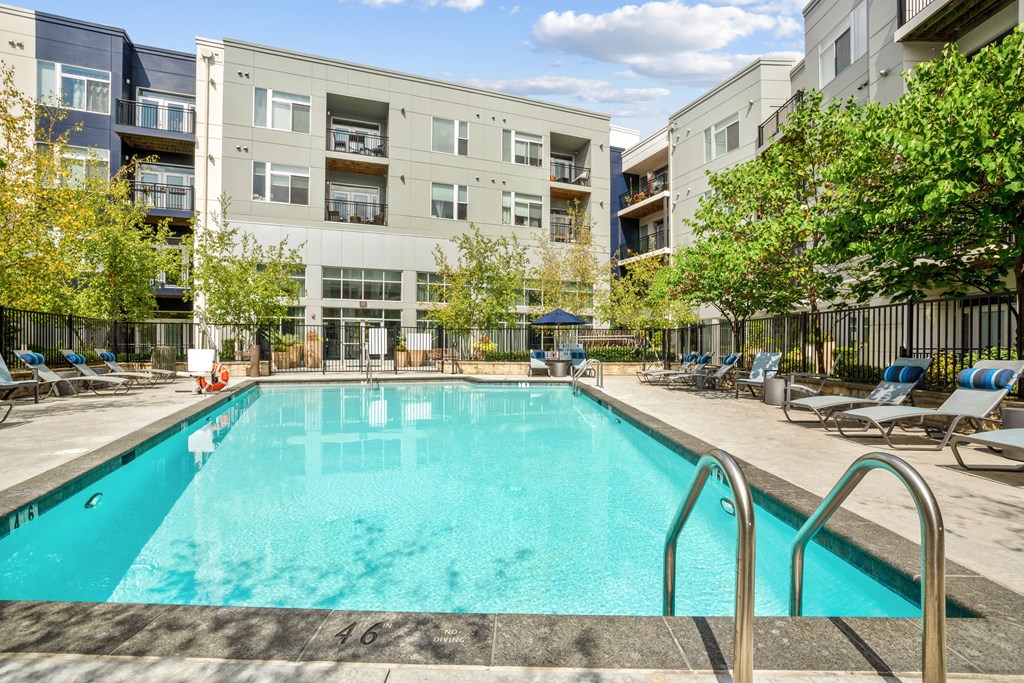 swimming pool at Indigo 301 Apartments, Pennsylvania, 19406