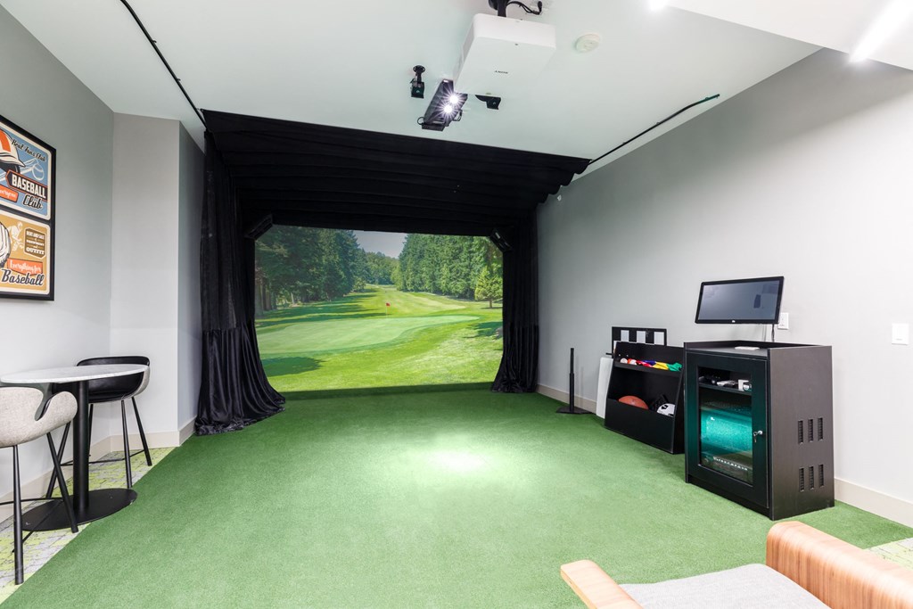 Golf Simulator at Station Bay, South Amboy