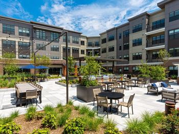 Outdoor Social Spaces at One500, Teaneck