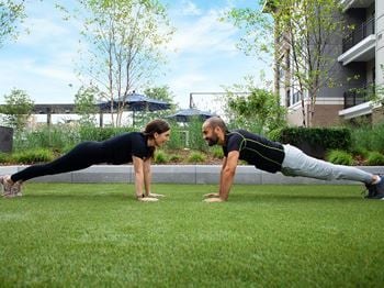 Couple Exercising  at One500, Teaneck, NJ, 07666