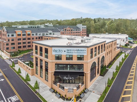 an aerial view of the new technologies building at The Ivy, New Jersey, 07928