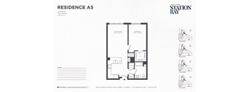 A5 Floor Plan at Station Bay, South Amboy, New Jersey