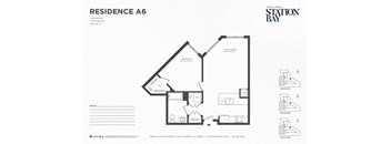A6 Floor Plan at Station Bay, South Amboy