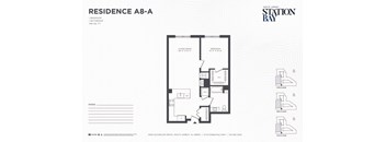 A8-a Floor Plan at Station Bay, South Amboy, NJ, 08879