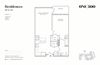 A4 1 Bed 1 Bath Floor Plan A4 1 Bed 1 Bath Floor Plan at One500, New Jersey