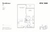 A5 1 Bed 1 Bath Floor Plan A5 1 Bed 1 Bath Floor Plan at One500, New Jersey, 07666