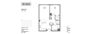 1 bedroom 1 bathroom at 100 House Apartments, Jersey City