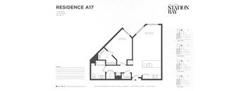 A17 Floor Plan at Station Bay, South Amboy, NJ, 08879