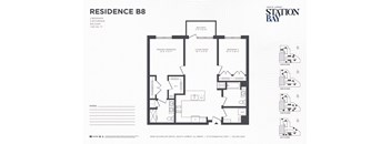 B8 Floor Plan at Station Bay, South Amboy, 08879