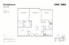 B3 2 Bed 2 Bath Floor Plan B3 2 Bed 2 Bath Floor Plan at One500, Teaneck, NJ, 07666
