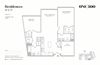 B5 2 Bed 2 Bath Floor Plan B5 2 Bed 2 Bath Floor Plan at One500, Teaneck
