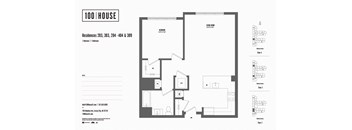 a floor plan of a 100 sq ft house