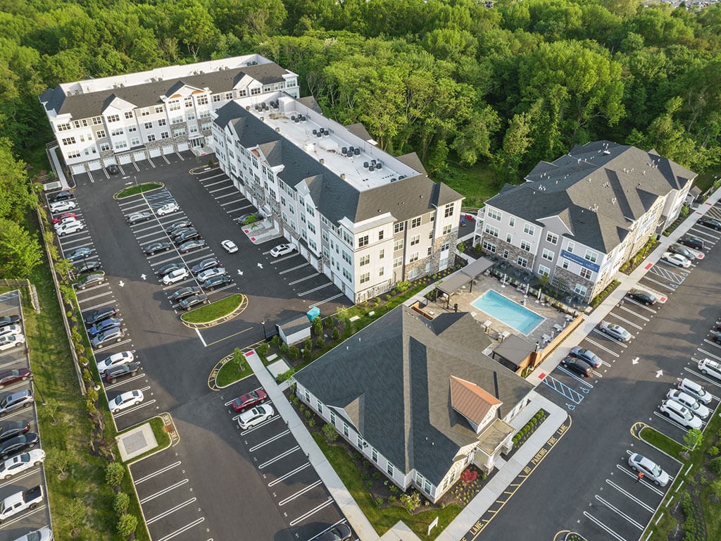 Aerial view at The Grove at Piscataway, Piscataway, NJ