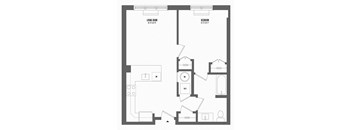 a floor plan of the ground level of a house
