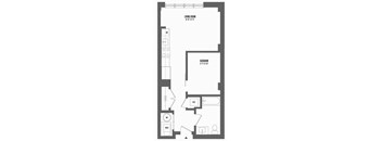 1 bedroom 1 bathroom Floor plan at The Enclave, New Jersey, 07310
