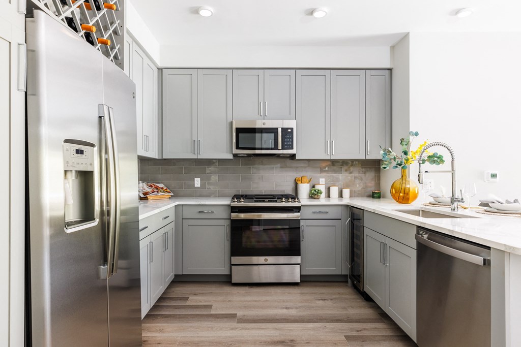 Fully Equipped Kitchen at The Club West at Pearl River, New York