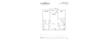 B2 Floorplan at The Club West at Pearl River, Pearl River, NY, 10965