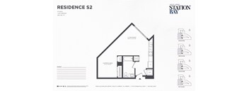 S2 Floor Plan at Station Bay, South Amboy, NJ
