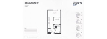 S1 Floor Plan at Station Bay, New Jersey, 08879