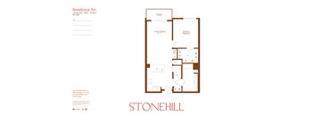 the floor plan of stonehill apartments