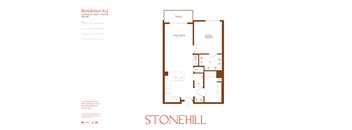 the floor plan of stonehill apartments
