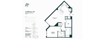 A11-AP-A Floor Plan at The Ivy, Chatham New Jersey