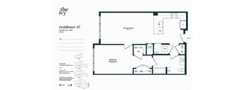 A7-AP-A Floor Plan  at The Ivy, Chatham, NJ 07928