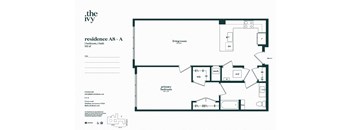 A-01-A Floor Plan at The Ivy, New Jersey