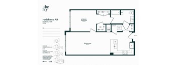 A8-AP-A Floor Plan at The Ivy, New Jersey, 07928