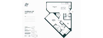 A9-AP-A Floor Plan at The Ivy, Chatham, 07928