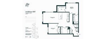 B10-AP-B41 Floor Plan at The Ivy, Chatham, NJ