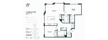 B16-AP-B04 Floor Plan at The Ivy, New Jersey, 07928