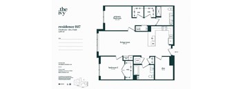B17-AP-B15 Floor Plan at The Ivy, Chatham, NJ