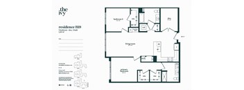 B19-AP-B14 Floor Plan at The Ivy, Chatham