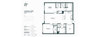 B23-AP-B37 Floor Plan at The Ivy, Chatham