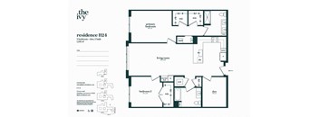 B24-AP-B15 Floor Plan  at The Ivy, Chatham, NJ 07928