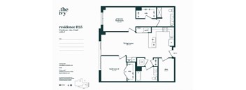 B25-AP-B45 Floor Plan at The Ivy, Chatham New Jersey