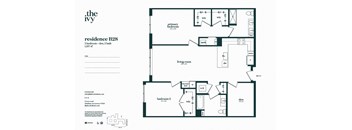 B28-AP-B15 Floor Plan at The Ivy, Chatham New Jersey